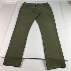 Swet Tailor Pants Men's 33x30* Slim Straight Green Stretch Chinos Tag 32x32